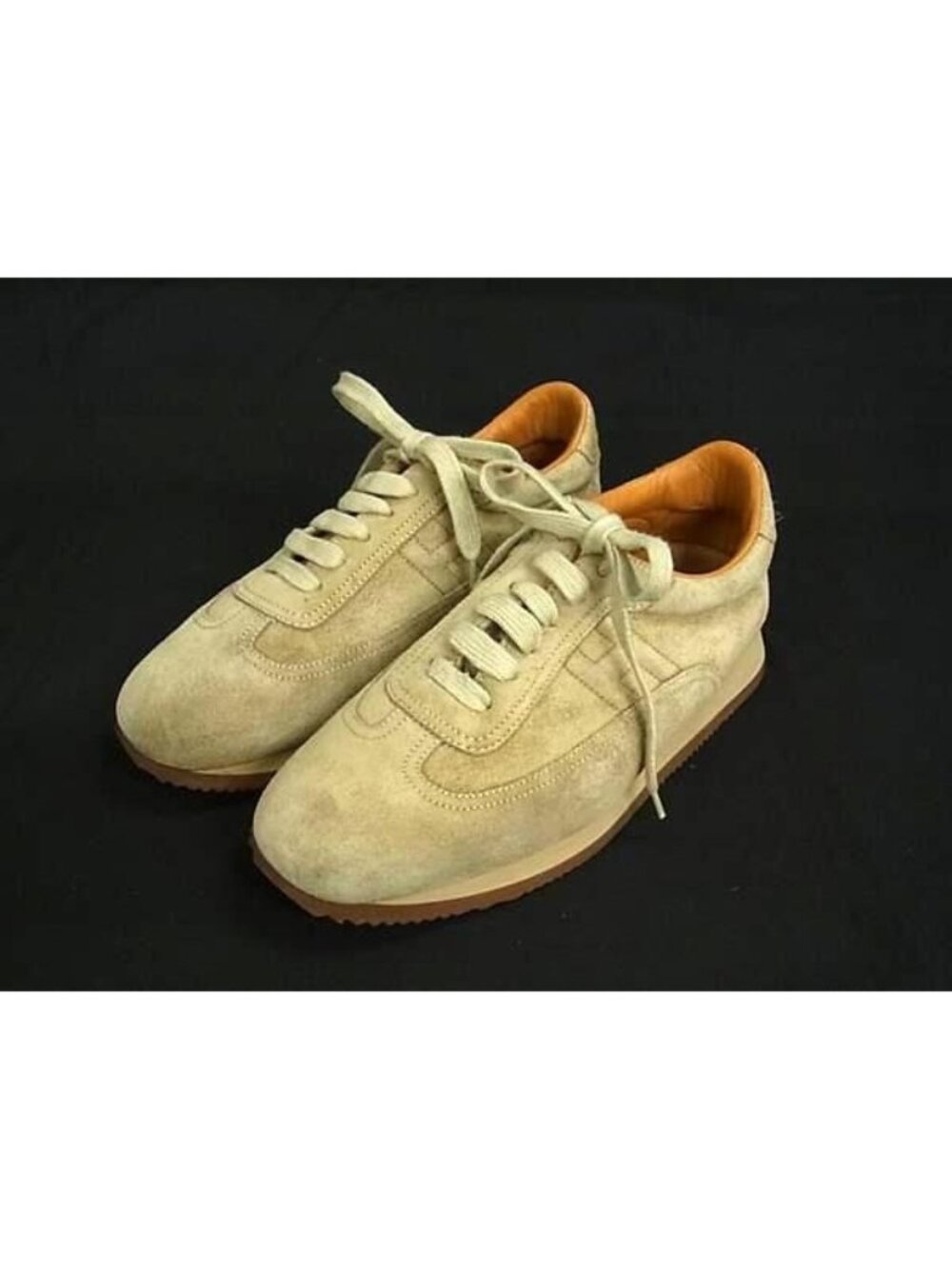 Hermes Quick Suede Shoes Beige